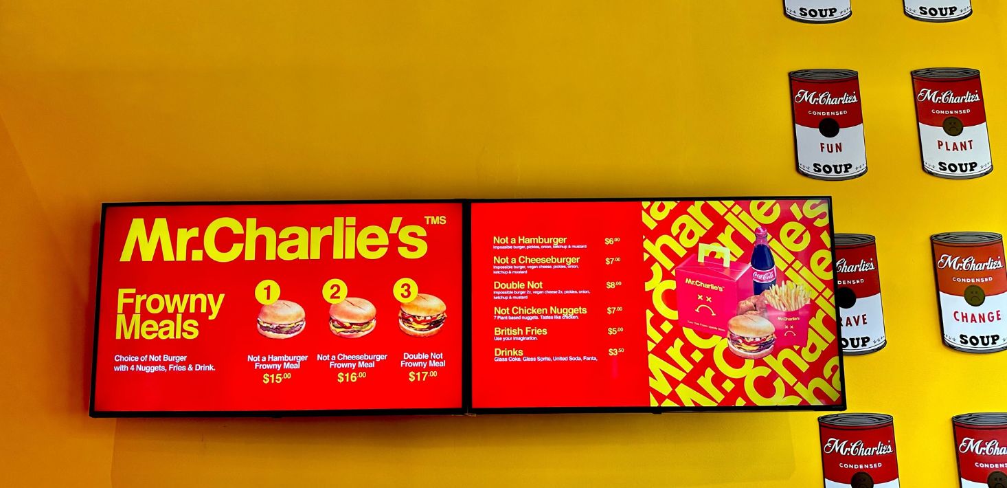 mr charlie's vegan mcdonalds