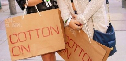 Cotton On shopping bags