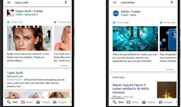 Google to integrate Twitter messages alongside search results