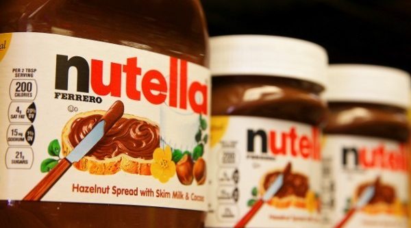 Nutella jars