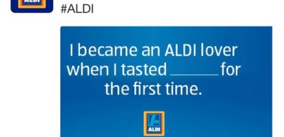 Aldi social media campaign backfires after Twitter users were asked to fill in the blanks