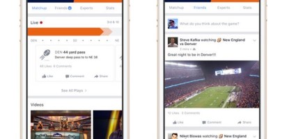 Facebook makes a play for sports fans with live feed