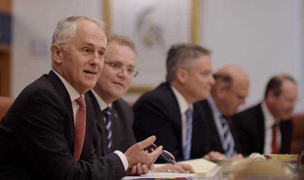 Malcolm Turnbull and cabinet