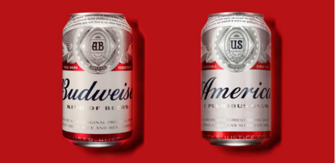 Budweiser Amercia renamed beer