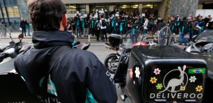 Deliveroo protest