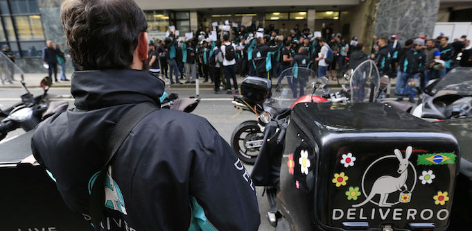 Deliveroo protest