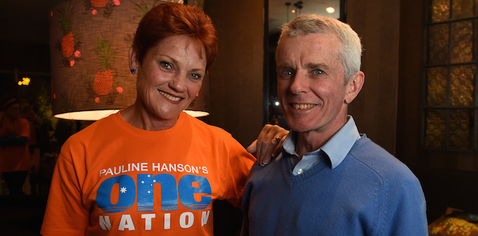 Pauline Hanson and Malcolm Roberts One Nation