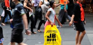 JB Hi-Fi shoppers