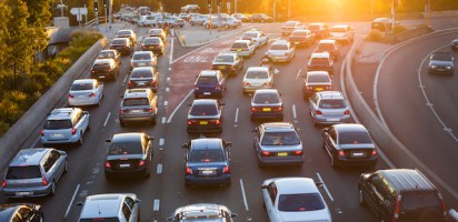 cars on freeway