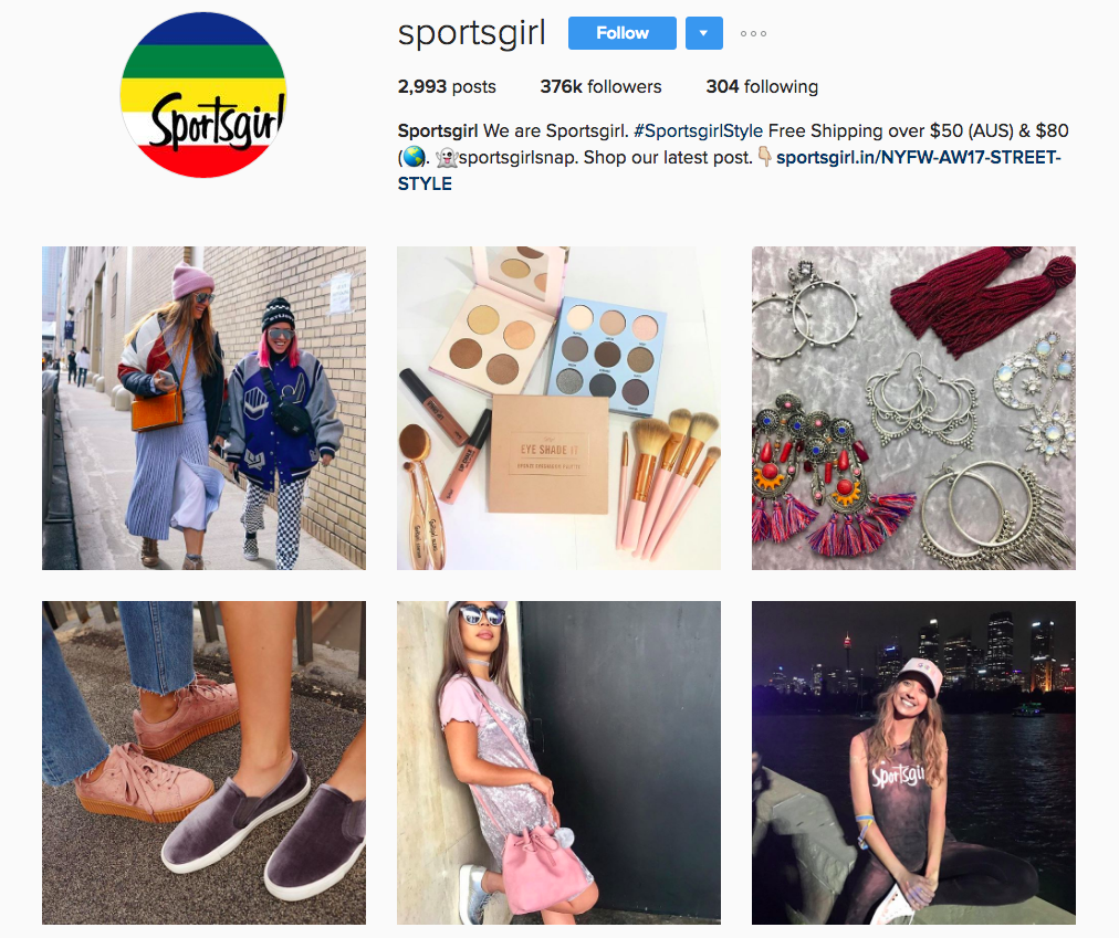 Sportsgirl instagram