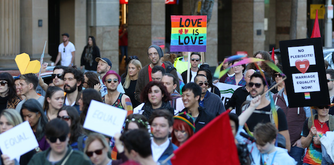 Marriage equality rally