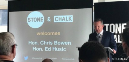 Chris Bowen at Stone & Chalk