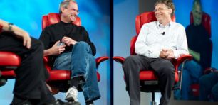 Steve Jobs and Bill Gates leadership