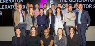 The 2018 cohort for Monash University's The Generator startup accelerator. Source: Supplied.