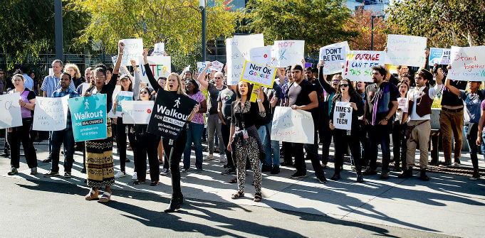 Google employees walk out