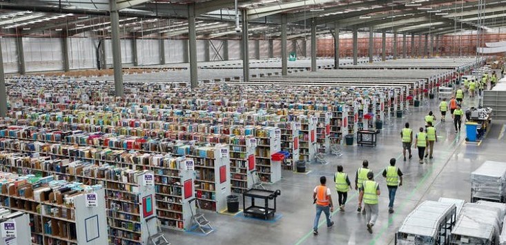 Amazon-fulfillment-centre-Dandenong burnout