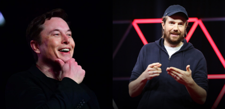 Elon Musk and Mike Cannon-Brookes