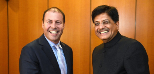 Josh Frydenberg Piyush Goyal india free trade deal