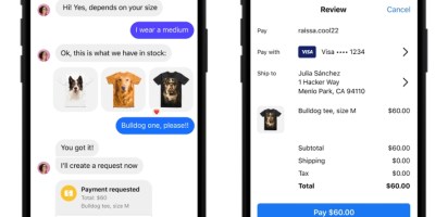 Instagram payment in chat