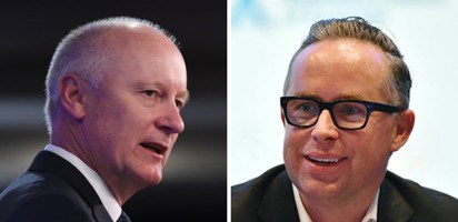 Richard Goyder Alan Joyce Qantas