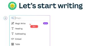 canva magic write