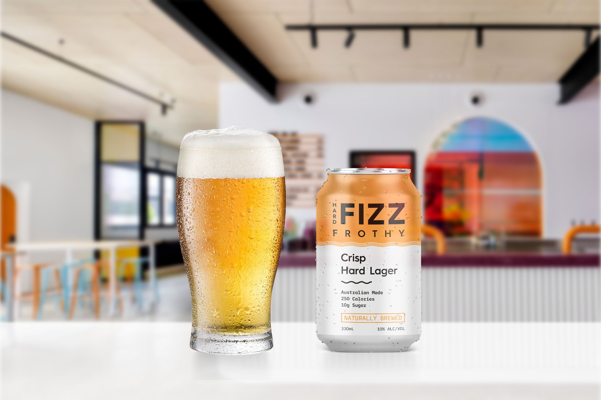 Fizz Frothy april fool's promo product