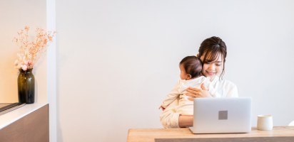 women working from home office gender pay gap