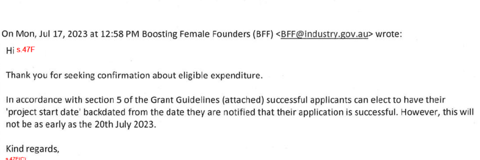 boosting female founders bff